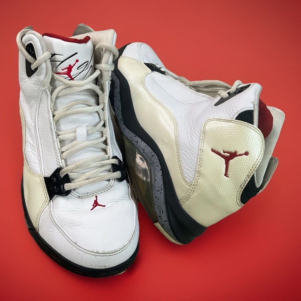 Nike Jordan Ol' School 3 White Cement Sneakers Shoes‎ 375512-162 Men Sz 10.5